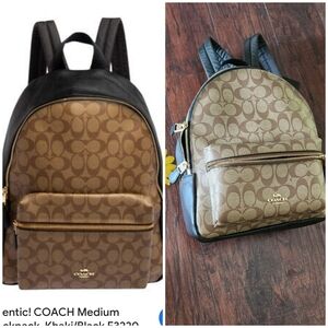 COACH 💥MEDIUM CHARLIE BACKPACK IN SIGNATURE CANVAS
